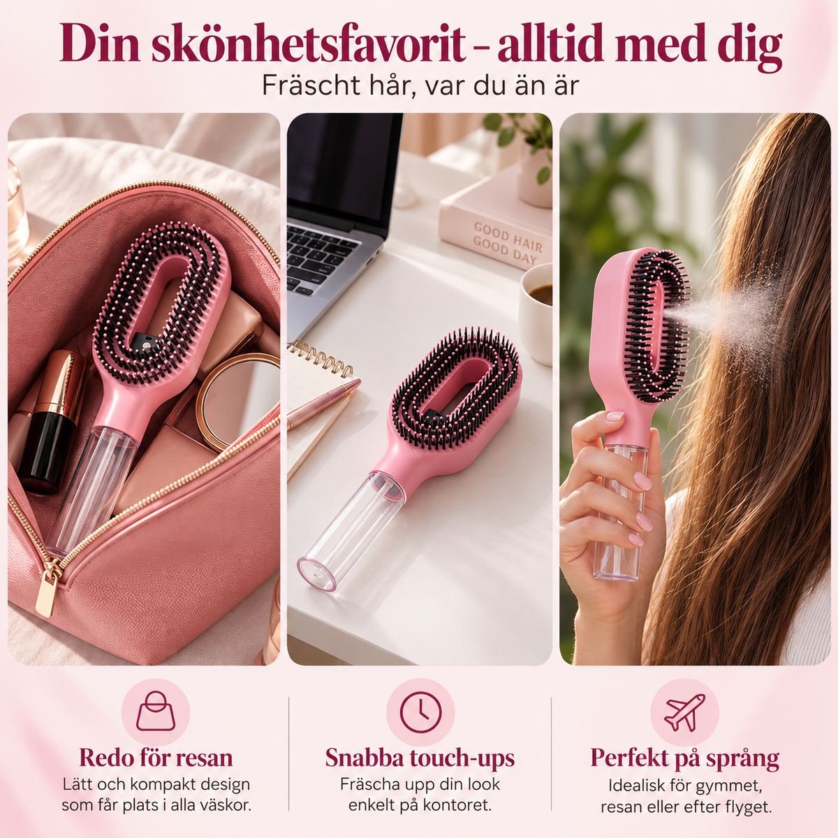 GlowComb – Red ut. Slipp trasslet